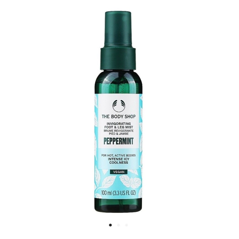 The Body Shop Peppermint Cooling Foot Spray 3.3 Oz/ 100  ml
